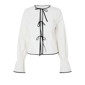 Modström Emilia Bow Shirt - Soft White XL