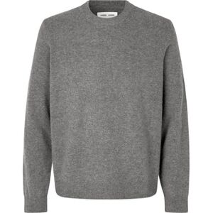 Samsøe Samsøe Isak Knit Sweater - Dark Grey Melange S