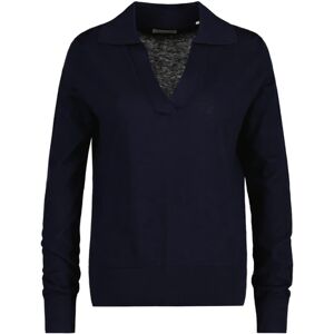 GANT Fine Knit Rugger - Evening Blue M