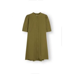 NORR Billie Low Collar Dress - Army S