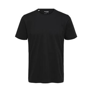 Selected Homme Aspen Ss O-Neck Tee W - Black S