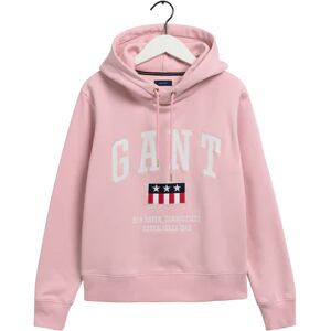 GANT Graphic Sweat Hoodie - Preppy Pink S