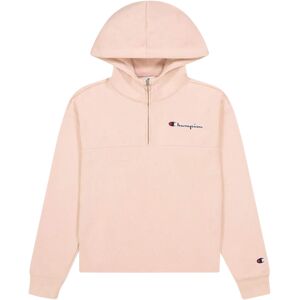 Champion Half Zip-Up Hoodie - Rose Tane L