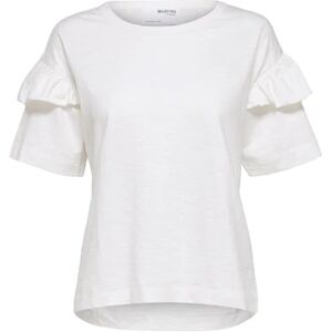 Selected Femme Rylie SS Florence Tee - Snow White XS