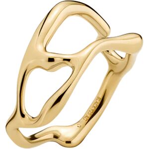 Maria Black Iris Ring - Gold 50