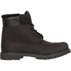 Timberland Premium 6 Inch Fur Lined Waterproof Boot - Black 36