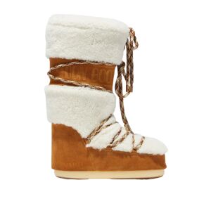 Moon Boot Icon Shearling - Whisky/Off White 35/38