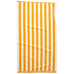 GANT Block Stripe Beach Towel - Medal Yellow One Size