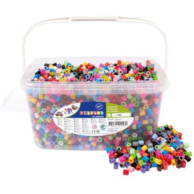 PLAYBOX Perler Xl 12 Farger Mix (5 000) PLAYBOX Perler Xl 12 Farger Mix (5 000)