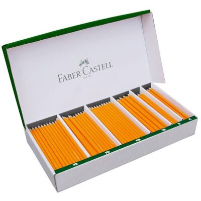 Faber-Castell Bonanza Gultoransje sekskantede blyanter - Blyanter Faber-Castell Bonanza Gultoransje sekskantede blyanter - Blyanter