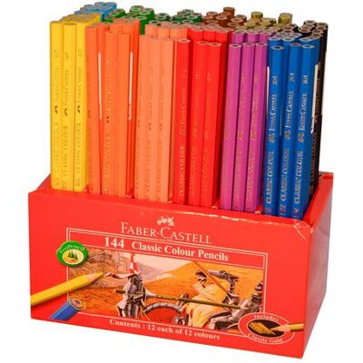 FABER-CASTELL Fargeblyant 12 Farger(144) FABER-CASTELL Fargeblyant 12 Farger(144)