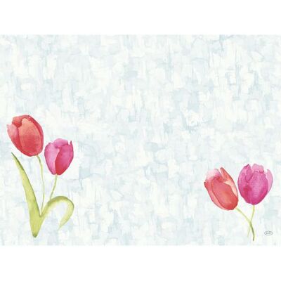 Duni Bordbrikke Cel 30x40cm Tulips (100) Duni Bordbrikke Cel 30x40cm Tulips (100)