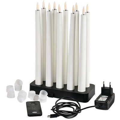 Duni Antikklys Led M/ladestasjon (10) Duni Antikklys Led M/ladestasjon (10)