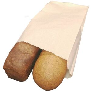 NO BRAND Brødpose Kraft 155x80x400mm Hvit (2500) NO BRAND Brødpose Kraft 155x80x400mm Hvit (2500)