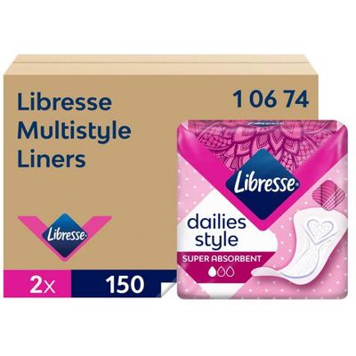 Libresse Truseinnlegg Multistyle (150) Libresse Truseinnlegg Multistyle (150)