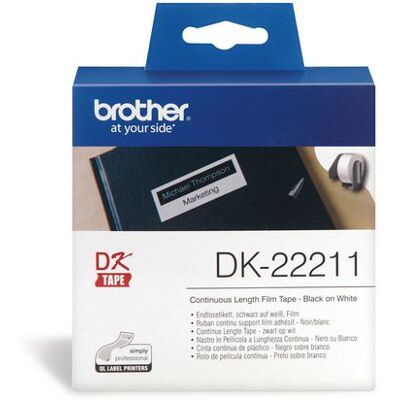 Brother Etikett Dk-22211 Pl 29mmx15,24m Brother Etikett Dk-22211 Pl 29mmx15,24m