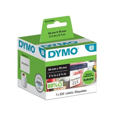 Dymo Etikett Diskett 70x54mm (320) Dymo Etikett Diskett 70x54mm (320)