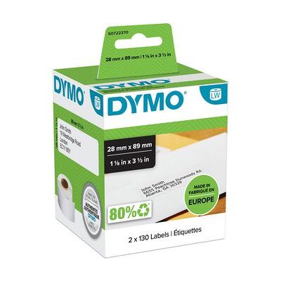 Dymo Etikett Adresse 89x28mm (2x130) Dymo Etikett Adresse 89x28mm (2x130)