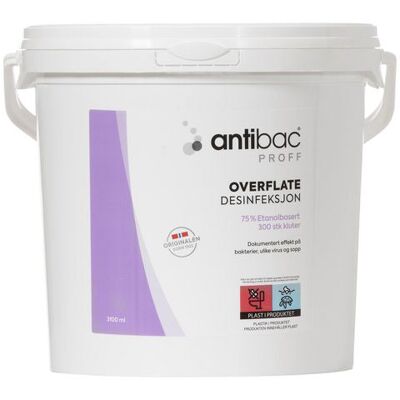 Antibac Overflatedesinfeksjon Bøtte(300) Antibac Overflatedesinfeksjon Bøtte(300)