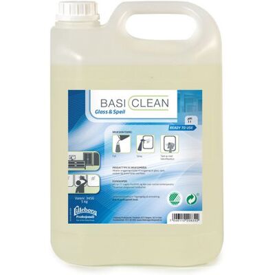 BASI CLEAN Rengjøring Basiclean Glass Og Speil 5l BASI CLEAN Rengjøring Basiclean Glass Og Speil 5l