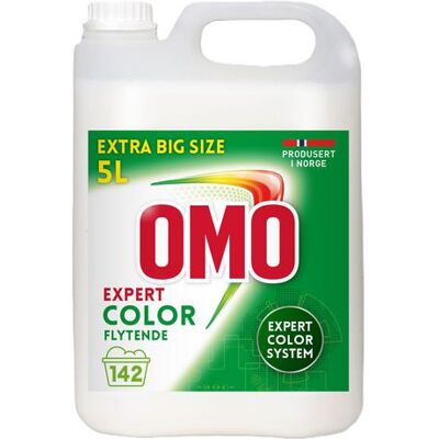 Omo Tøyvask Color Flytende 5l Omo Tøyvask Color Flytende 5l