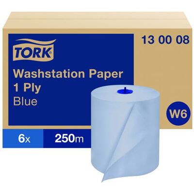 TORK Tørkerull Universal 1l W6 250m Blå TORK Tørkerull Universal 1l W6 250m Blå