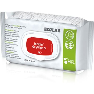 Ecolab Desinfeksjon Incidin Oxywipe S (100) Ecolab Desinfeksjon Incidin Oxywipe S (100)