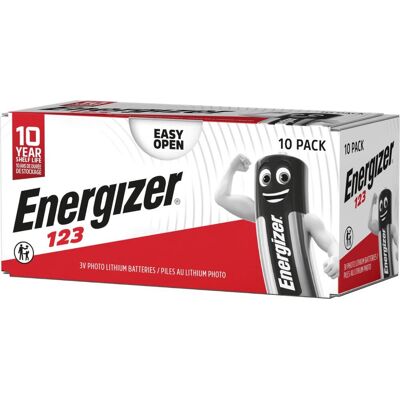 Energizer Batteri Photo Lithium 123 (10) Energizer Batteri Photo Lithium 123 (10)