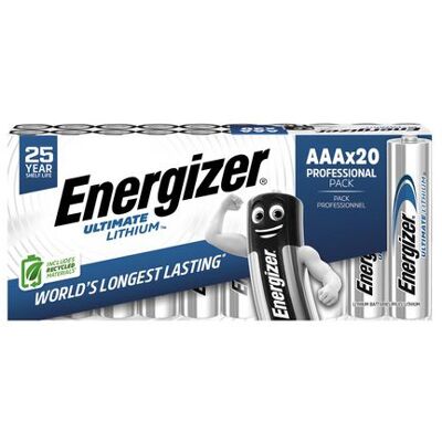 Energizer Lithium AAA-batterier - Langvarig kraft Energizer Lithium AAA-batterier - Langvarig kraft