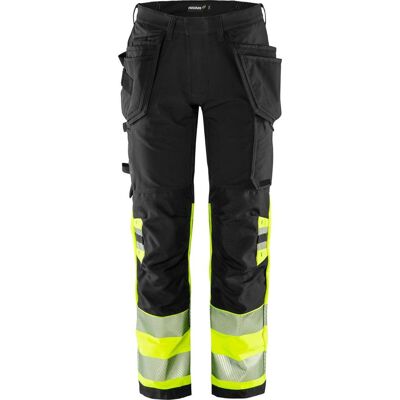 FRISTADS Bukse 2643 Gstp Hivis C64 Sort FRISTADS Bukse 2643 Gstp Hivis C64 Sort