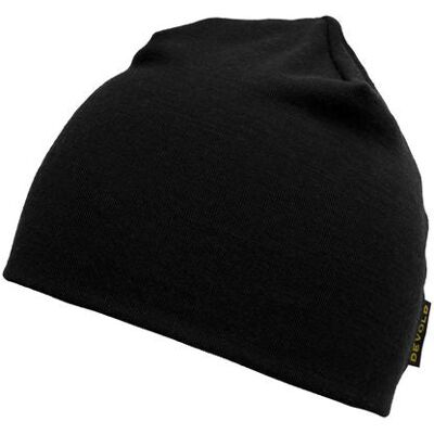 DEVOLD Lue Basic Beanie One Size Sort DEVOLD Lue Basic Beanie One Size Sort
