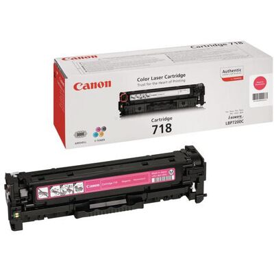 Canon Toner 718m 2.9k Rød Canon Toner 718m 2.9k Rød