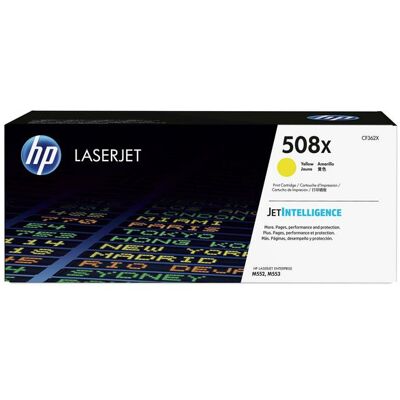HP Toner 508x Cf362x 9.5k Gul HP Toner 508x Cf362x 9.5k Gul