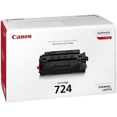 Canon Toner 724 6k Sort Canon Toner 724 6k Sort