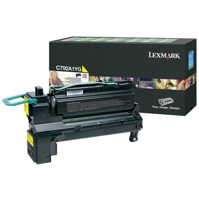 Lexmark Toner C792a1yg 6k Gul Lexmark Toner C792a1yg 6k Gul