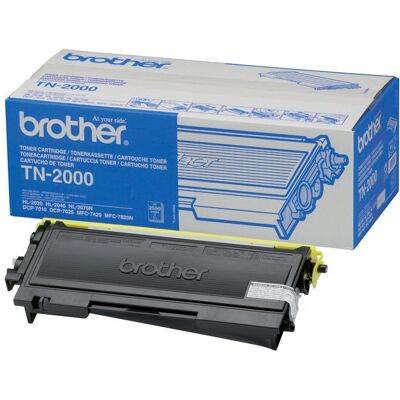 Brother Toner Tn2000 2.5k Sort Brother Toner Tn2000 2.5k Sort