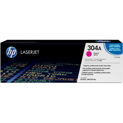HP Toner Cc533a 2.8k Rød HP Toner Cc533a 2.8k Rød