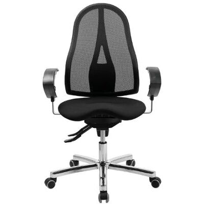 TOPSTAR Kontorstol Sitness 15 Chrome/sor TOPSTAR Kontorstol Sitness 15 Chrome/sor