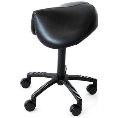 kenson Sadelstol Flexsadel Skinn Sort kenson Sadelstol Flexsadel Skinn Sort