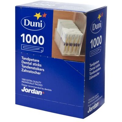 Duni Tannstikker Jordan Disp. Enkpk.(1000) Duni Tannstikker Jordan Disp. Enkpk.(1000)