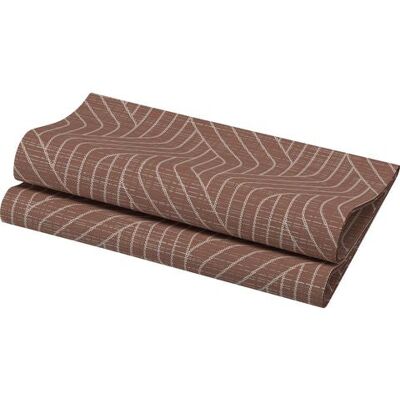 Duni Dunisoft Woven Earth Terra 40x40 cm - Serviett Duni Dunisoft Woven Earth Terra 40x40 cm - Serviett