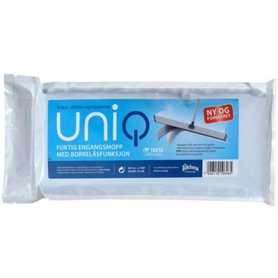 uniq Engangsmopp Fuktig 60cm (12) uniq Engangsmopp Fuktig 60cm (12)