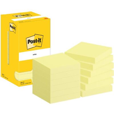 Post-it Notatblokk 76x76 Cy (12) Post-it Notatblokk 76x76 Cy (12)