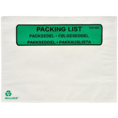NO BRAND Pakkseddelpose Papir C5 Trykk (1000) NO BRAND Pakkseddelpose Papir C5 Trykk (1000)