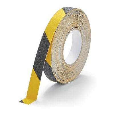 Durable Gulvtape Duraline Antiskli 25mm Gul/sort Durable Gulvtape Duraline Antiskli 25mm Gul/sort
