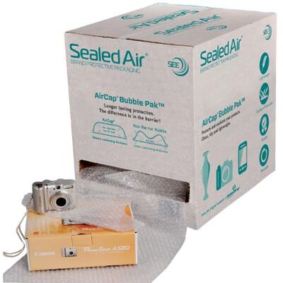 AirCap Bobleplast Sealed Air Boks 30cmx50m AirCap Bobleplast Sealed Air Boks 30cmx50m