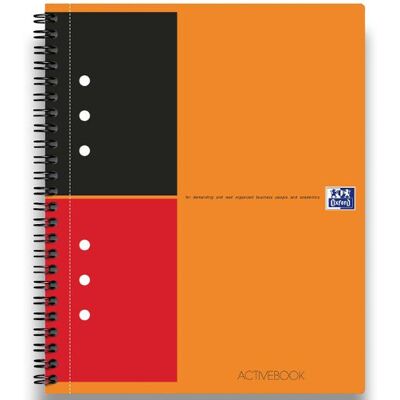 Oxford Notatbok Int. Active A5+ Linjer Oxford Notatbok Int. Active A5+ Linjer