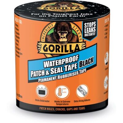 GORILLA Tape Patch Sort 100mmx2,4m GORILLA Tape Patch Sort 100mmx2,4m