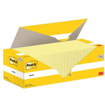 Post-it Notatblokk Sn 76x127 Cy (24) Post-it Notatblokk Sn 76x127 Cy (24)