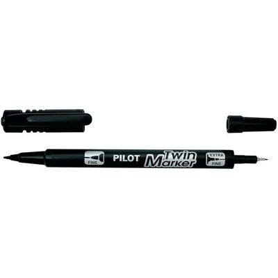 Pilot Begreen Merkepenn Pilot Twin 0.4-0.8mm Sort (20) Pilot Begreen Merkepenn Pilot Twin 0.4-0.8mm Sort (20)